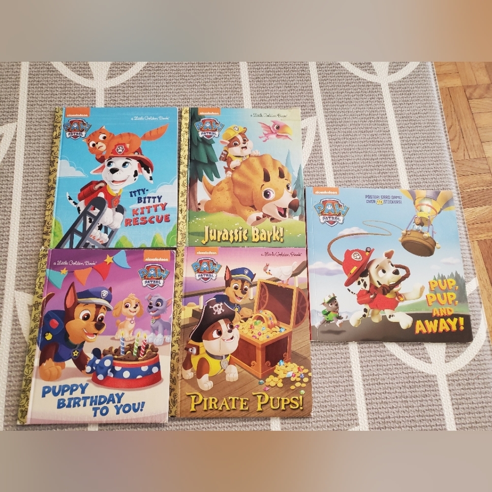 Paw Patrol books set of 6